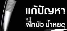 ฝักบัวน้ำหยด ปัญหาใหญ่รบกวนใจ ใครว่าแก้ไขไม่ได้